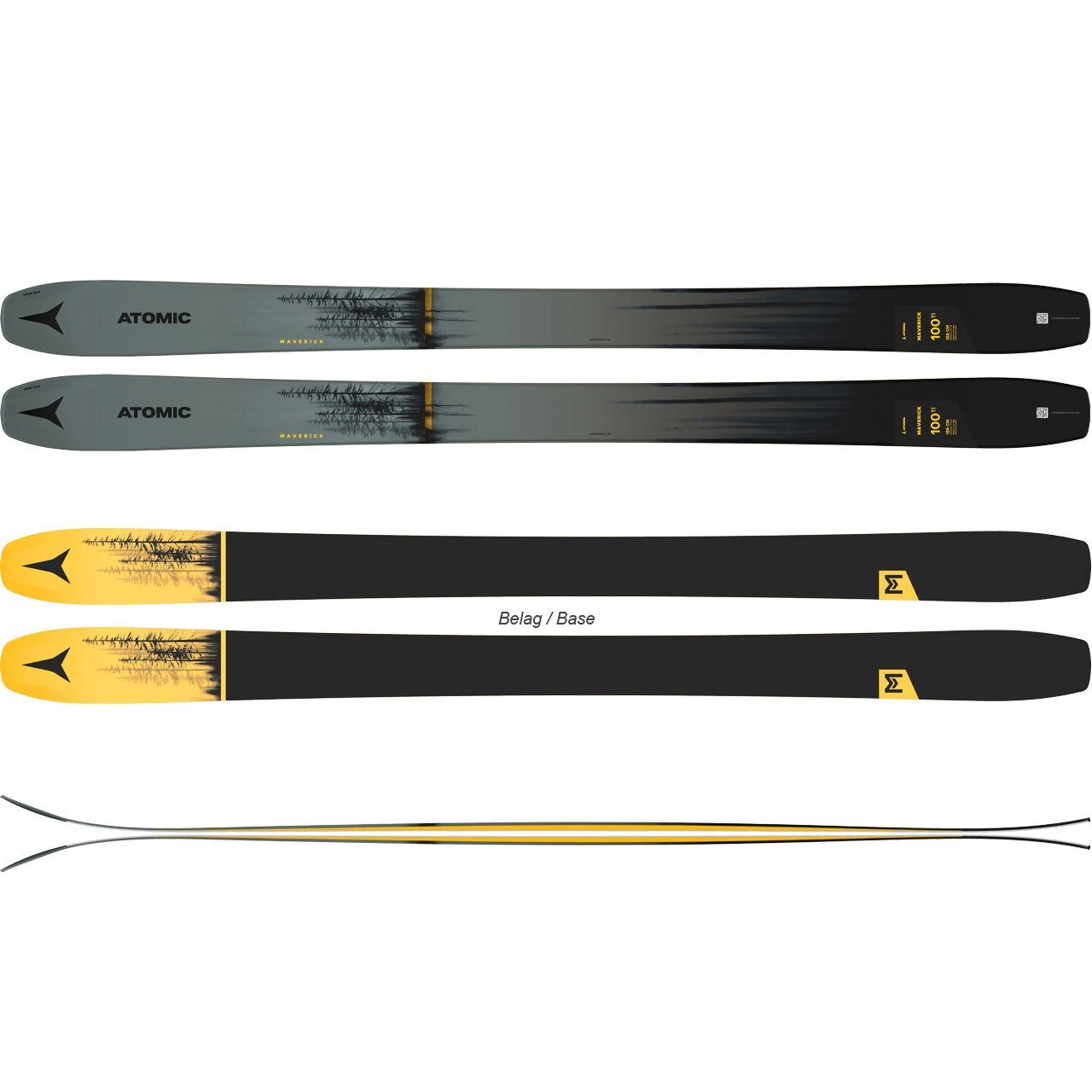 Atomic Maverick 100 Ti Metallic Green/safron (2022/23) 4 Atomic Maverick 100 Ti Metallic Green/safron (2022/23) – Bild 2