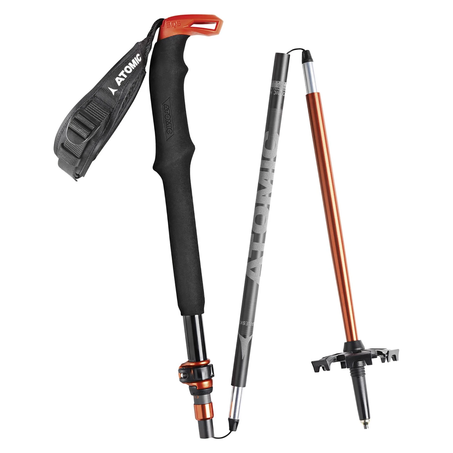 ATOMIC BCT Mountaineering Carbon SQS Skistöcke 115 Bis 135 Cm Stufenlos Verstellbar 4 ATOMIC BCT Mountaineering Carbon SQS Skistöcke 115 Bis 135 Cm Stufenlos Verstellbar – Bild 2